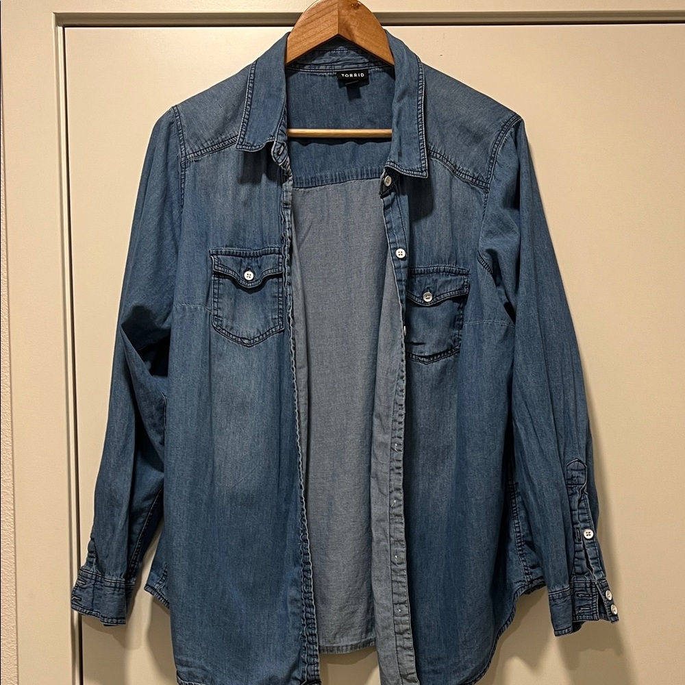 Torrid Blue Jean Jacket